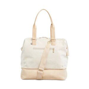 BEIS The Convertible Mini Weekender in Beige New Purse Luggage Shoulder Jetset
